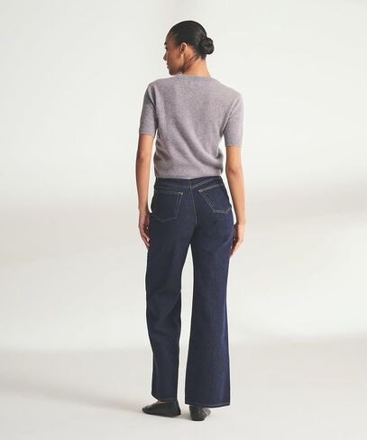 Womens Lightweight Cashmere Short Sleeve Cardigan in Saudi Arabia