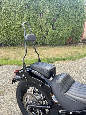 BANT BACKREST SISSY طويل القابل للانفصال مع PAD متوافق مع 2018-2022 HARLEY SOFTAIL Deluxe Heritage Classic Street Bob إلخ in Saudi Arabia