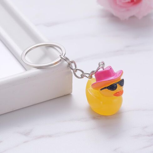 Lucky Duck Keychain – Good Luck Gift for New Job, Women, Friends – Inspirational Positive Keyring, Thinking of You Gift in Saudi Arabia