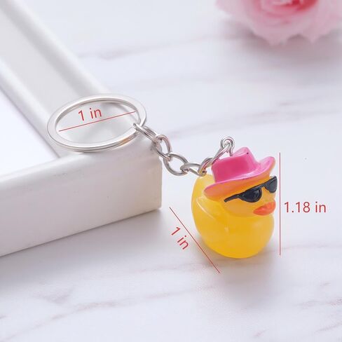 Lucky Duck Keychain – Good Luck Gift for New Job, Women, Friends – Inspirational Positive Keyring, Thinking of You Gift in Saudi Arabia