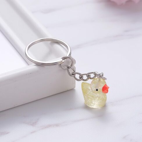 Lucky Duck Keychain – Good Luck Gift for New Job, Women, Friends – Inspirational Positive Keyring, Thinking of You Gift in Saudi Arabia