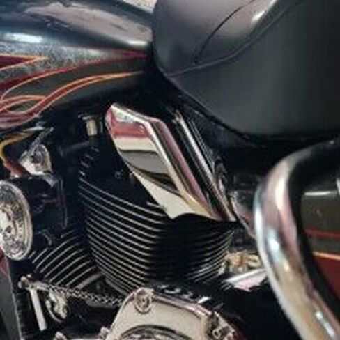 HDBUBALUS دراجة نارية دراجة درع متوسطة الإطار المنحرف هواء من أجل هارلي جولة Electra Glide 2001-2008 Chrome in Saudi Arabia