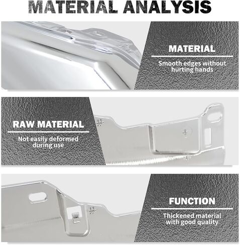 Hdbubalus Mid Frame Deplectors Heat Shields Deflector Fit for Harley Street Glide Road Glide Flhx Fltrx Fltrxstse 2024-Later (Chrome) in Saudi Arabia
