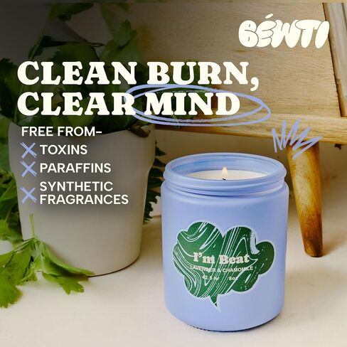 Lavender Chamomile Candle for Relaxation & Sleep – Soy Wax Non-Toxic Aromatherapy Candle, Stress Relief Gifts for Women & Men, Scented Home Candles, 8 oz | Mood Candles by BÉWTI in Saudi Arabia