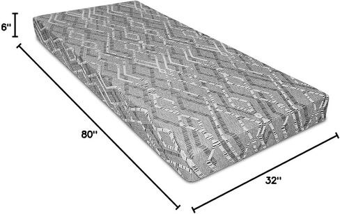 Road Elite - Medium/Firm Memory Foam Foam Praystress ، 80 "× 32" × 6 " in Saudi Arabia