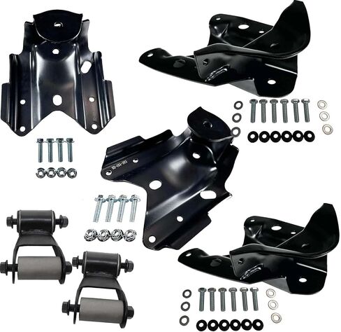 6 مجموعات 722-036 722-038 722-037 722-039 722-040 Leaf Leaf Spring Hangers Bracket & Shackle Complet in Kuwait
