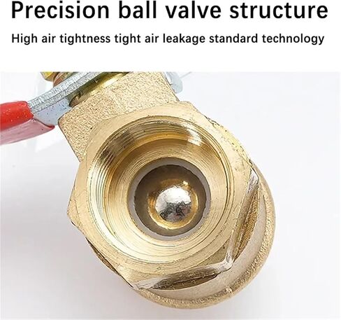 6 مم 8 مم 10 مم 12 مم مقبض الكرة الأحمر الصنبور الصنبور إغلاق صمام الكرة خرطوم البربرة خطوة المياه زيت الهواء غاز الوقود صمام نحاس صغير (OD 8MM ، 50 PCS) in Kuwait