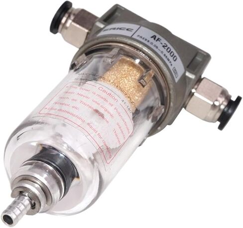 AF2000 air Oil Water Separator air Compressor Spray Paint air Gun Filter Single Component Drainage(with 12mm Fittings) in Saudi Arabia