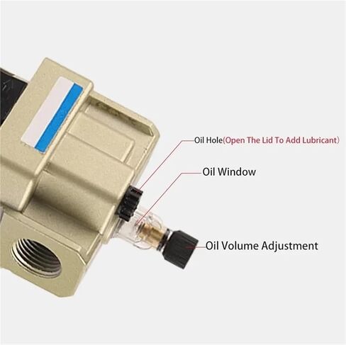 AL2000-02 Source Treatment Unit Pneumatic Lubricator Oil Mist Air Oiler Pneumatic Filter G1/4" Port Pneumatic Compressor(AL2000-02) in Saudi Arabia