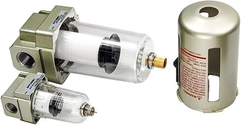 AF2000-02 AF3000-03 AF4000-04 1/4" 3/8" 1/2" Pneumatic Air Filters Compressor Filter Manual Drain Oil Separator(AF3000-03 PC8-03,Fiber Filter) in Saudi Arabia