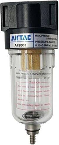 AF2000 Moisture Separator For Compressor Universal Air Water Filter Oil Filters Catch Auto 1/4"Airtac Source Separation in Saudi Arabia