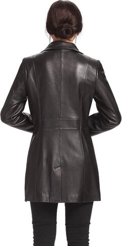 BGSD Women Jocelyn Lambskin Leather Coar (متوفر أيضًا بحجم زائد و Petite) in Kuwait