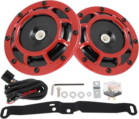 SCITOO Hella Supertone Horns 2002-2007 for Subaru Impreza WRX/STI with Mounting Bracket High Tone Low Tone Twin Horns Kit with Relay Harness in Saudi Arabia