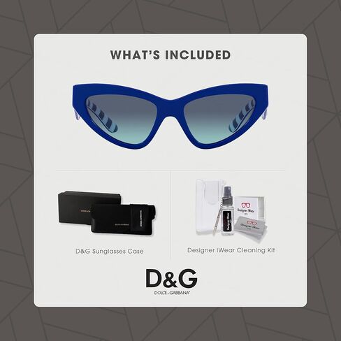 Dolce&Gabbana DG4439 30888G 55MM Red/Grey Gradient Sunglasses for Women + BUNDLE With Designer iWear Complimentary Eyewear Kit in Kuwait