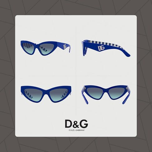 Dolce&Gabbana DG4439 30888G 55MM Red/Grey Gradient Sunglasses for Women + BUNDLE With Designer iWear Complimentary Eyewear Kit in Kuwait
