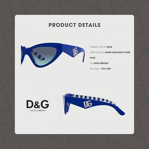 Dolce&Gabbana DG4439 30888G 55MM Red/Grey Gradient Sunglasses for Women + BUNDLE With Designer iWear Complimentary Eyewear Kit in Kuwait