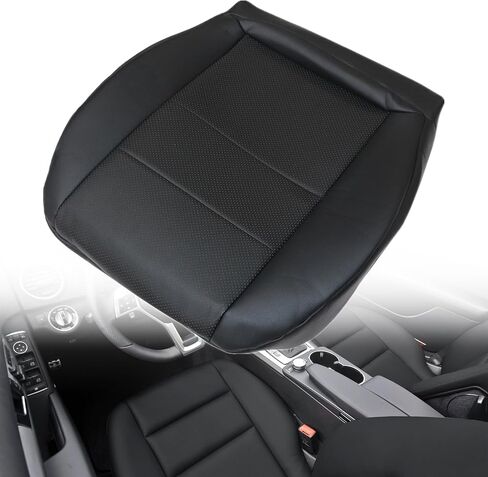 NLQR DRIVER DARGER DETIVE COVER BLACK REPARGERADE MICROFIBER LEATHER مع مرسيدس Benz GLK250 GLK280 GLK300 GLK350 2008-2015 متوافق مع Mercedes Benz C250 C300 C350E C400 2008-2014 in Saudi Arabia