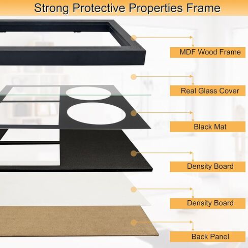 Double CD Frame with Double CD Booklet, Frame 2 CDs，CD Music Display Frame for Disc and CD Box, Signed CD Frame Display Case with Real Glass for Wallmount in Saudi Arabia