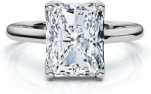 1 CT-5 CT Moissanite خاتم الخطوبة عديمة اللون 10K 14K 18K الذهب ، 925 الجنيه الاسترليني الفضة خاتم الزفاف Solitaire الزفاف للنساء لوقت الوعد in Kuwait