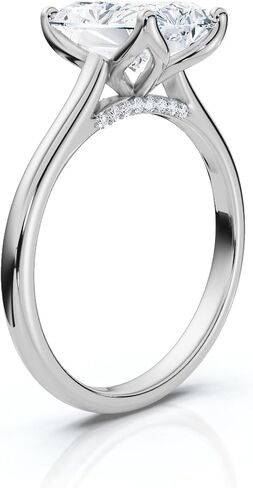 1 CT-5 CT Moissanite خاتم الخطوبة عديمة اللون 10K 14K 18K الذهب ، 925 الجنيه الاسترليني الفضة خاتم الزفاف Solitaire الزفاف للنساء لوقت الوعد in Kuwait