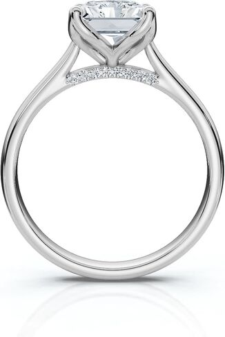 1 CT-5 CT Moissanite خاتم الخطوبة عديمة اللون 10K 14K 18K الذهب ، 925 الجنيه الاسترليني الفضة خاتم الزفاف Solitaire الزفاف للنساء لوقت الوعد in Kuwait