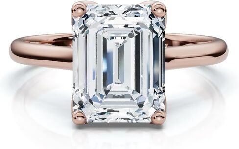 1 CT-5 CT Moissanite خاتم الخطوبة عديمة اللون 10K 14K 18K الذهب ، 925 الجنيه الاسترليني الفضة خاتم الزفاف Solitaire الزفاف للنساء لوقت الوعد in Kuwait