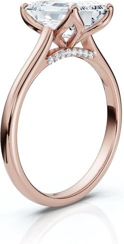 1 CT-5 CT Moissanite خاتم الخطوبة عديمة اللون 10K 14K 18K الذهب ، 925 الجنيه الاسترليني الفضة خاتم الزفاف Solitaire الزفاف للنساء لوقت الوعد in Kuwait