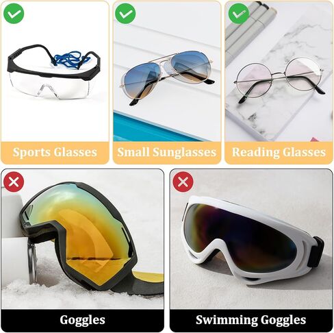 3pcs eyeglasses Zipper Sheipper مع الخطاف ، وحالة النظارات الشمسية المحمولة ، وحالات نظارات الدنيم للرجال والنساء in Kuwait