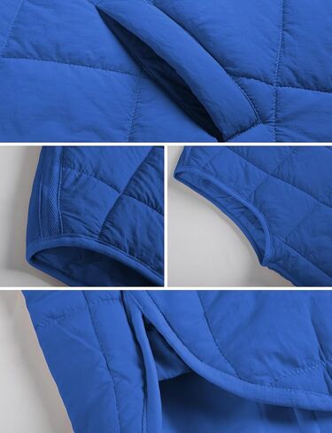 Xiaoxuemeng Puffer Vest Women Lightweight Zip Up Quilted Vest Padded Gilet Sleeveless Jacket with Pockets in Saudi Arabia