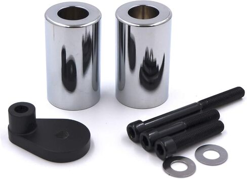 XKMT-NO Cut Aluminium Frame Slider Protector متوافق مع 2001-2003 GSXR 600 2000-2003 GSXR750 Chromed [B00YWCN4XM] in Saudi Arabia