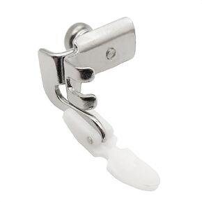 Teflon Adjustable Zipper Piping Cording Presser Foot for All Low Shank Singer, Brother, Babylock, Euro-Pro, Janome, Kenmore, White, Juki, Simplicity, Elna and More Sewing Machines