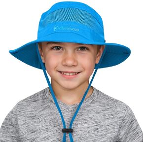Kids Bucket Hat Boys Fishing Hat Outdoor Breathable Sun Protection UPF 50+Safari Hat Sun Hat Boys Girls