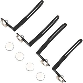 ShareGoo 4Pcs RC Car BodyShell Magnetic L-Bracket Magnet Mount Bracket Compatible with Axial SCX10 90046 D90 1/10 Scale RC Crawler
