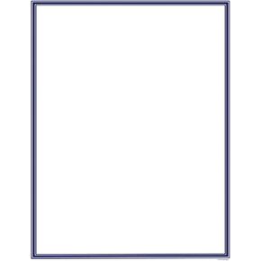 Great Papers! Navy Border Letterhead, 8.5"x11", 80 Count (2014024)