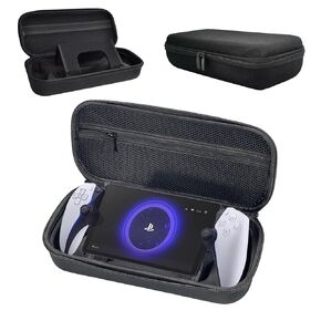 Black Carrying Case Compatible for Playstation Portal Remote Player - Storage Bag Hard Carry Case for Ps5 Portal Handheld Console, Shockproof Anti-Scratch Case for PS Portal Accessories - (Only Bag)