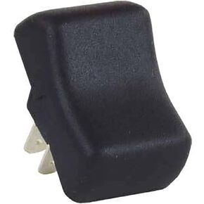 JR Products 14075 Black Momentary-On/Off Switch