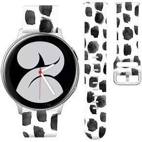 Watch Band Compatible with Galaxy Watch 6/5/5 Pro/4 40mm 41mm,20mm Durable Silicone Replacement Wristband Strap for Galaxy Watch 4 Classic/3/Wacth Active 2/Gear Sport Women