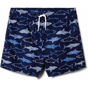 Janie and Jack Boys' Standard Printed Swim Shorts (Toddler/Little Big Kid)