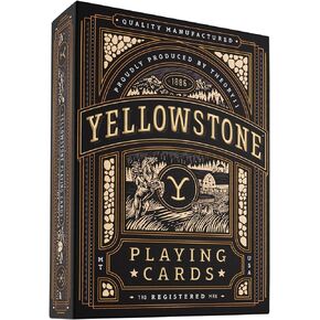 theory11 Yellowstone Premium Playing Cards, Poker Size Standard Index, Luxury Playing Cards