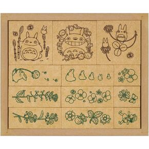 Beverly Ghibli SOH-007 My Neighbor Totoro Stamp Flower Hanko Spring and Summer