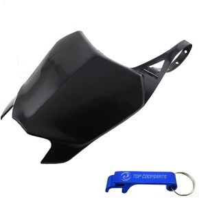 TC-Motor Black Front Number Plate Plastic for Honda CRF110F 2013-2017 CRF125F 2014-2017