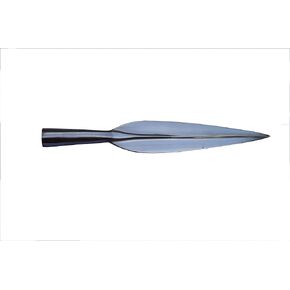Hand Forged Large Etched Polish Spearhead Solid Sharp Forged Spear Head (Blade Length : 9 in, 2)