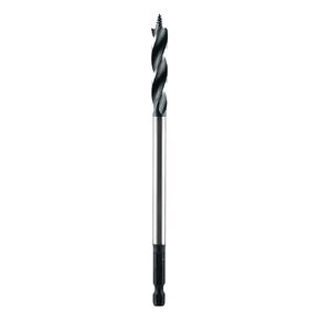 Norske Tools NIABP238 1-1/8" x 6-1/2" Auger Drill Bit for Wood 1/4" Hex Shank