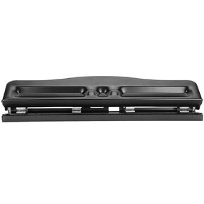 4 Hole Adjustable Punch Manual Home Paper Punching Machines 999D 10 Sheet Capacity Paper Punch Puncher for Office School Crafts Accessories Teacher Supplies, 11.4 x 2.6 x 2.2in