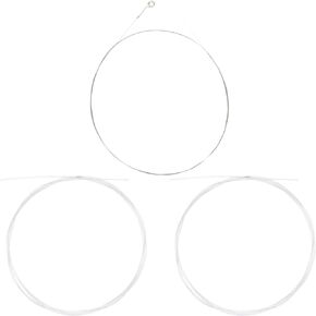 3pcs Balalaika Nylon Strings Balalaika Replacement String Professional Instrument Strings Practical Balalaika String for Acoustic Guitar
