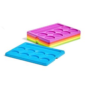 hand2mind Little Minds at Work Sound Segmenting Trays by Tara West, Phonemic Awareness, Science of Reading Manipulatives, Elkonin Boxes, Letter Sounds, Preschool Learning Activities (Set of 6) and hand2mind Reading Readiness Activity Set, Magnetic Wands a
