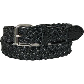 CTM® Girls' Metallic Braided Belt in Kuwait