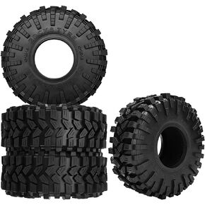 GLOBACT 1.9 Tires 1/10 RC Tires RC Crawler Tires 120 * 45mm for 1/10 TRX4 TRX6 Axial SCX10 I II III Redcat GEN7 8 RC4WD (4Pcs)