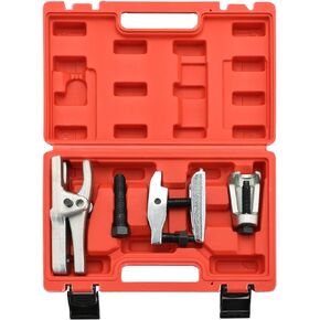 Ball Joint Separator | Front End Service Tool Set, Heavy Duty Pitman Arm Puller, Tie Rod, and Ball Joint Removal Kit with Case