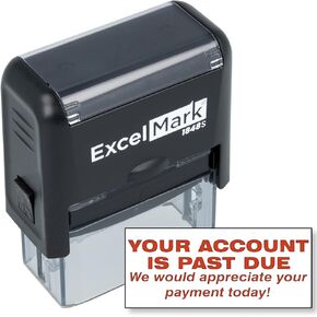 Final Notice Final Statement - Self Inking Bill Collection Stamp in Red Ink